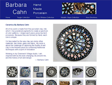 Tablet Screenshot of barbaracahn.com